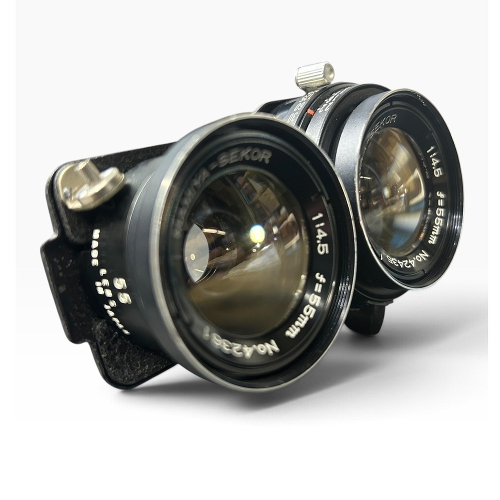 Mamiya-Sekor 55mm f/4.5 TLR Lens for C330 C220 Medium Format Seiko Shutter